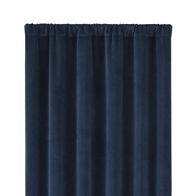 Windsor Midnight Curtain Panel - Midnight,- 48"Wx108"H - Image 0