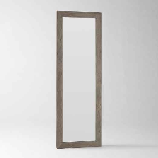 Parsons Floor Mirror - Natural Solid Wood - Image 0