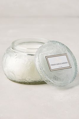 Voluspa Rounded Cut Glass Candle - Image 0