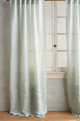 Ophelia Curtain - Blue - 50"W x 96"L - Image 0