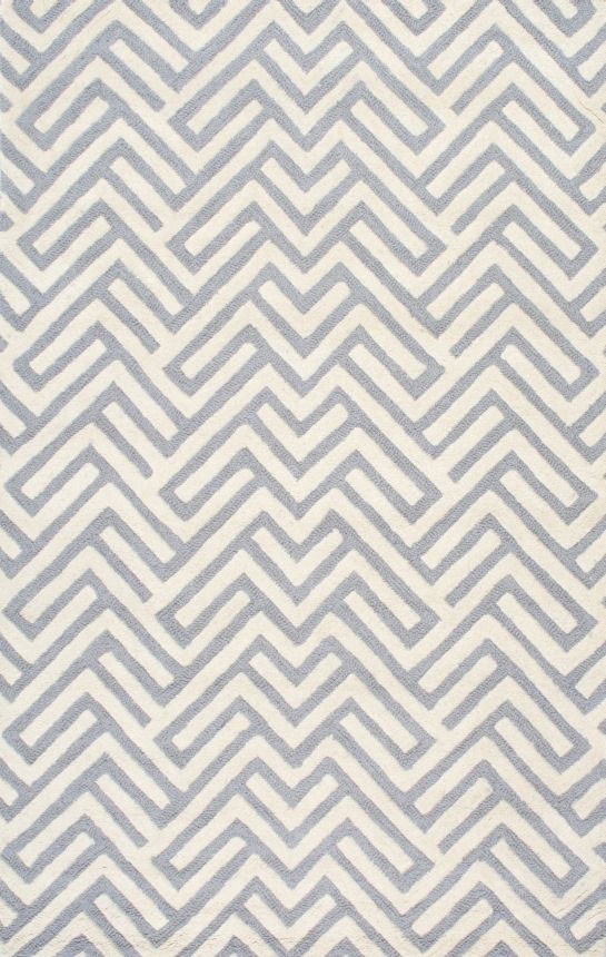 Hand Tufted Maddy area rug - Grey, 5' x 8' - Image 0