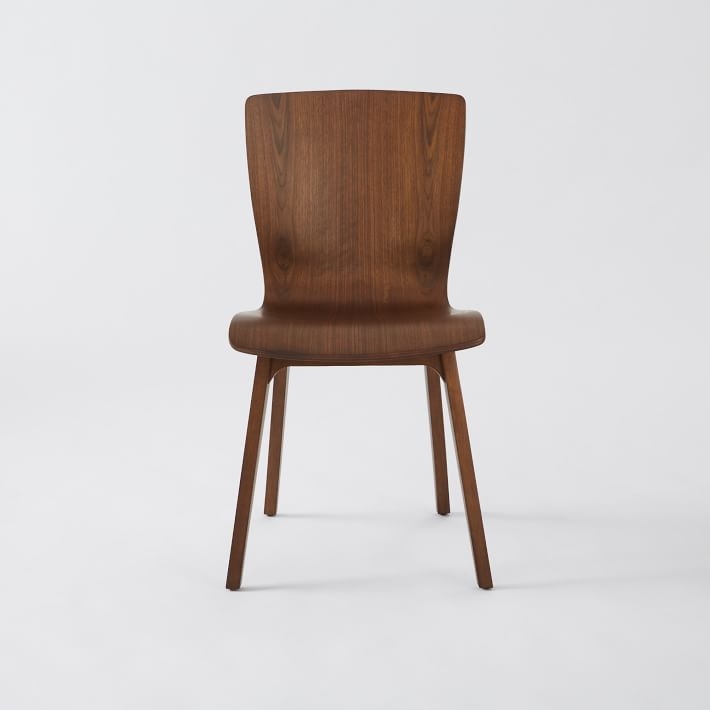 Crest Bentwood Chair, Set of 2, Walnut - Image 0