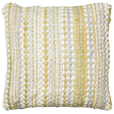 Braided Altair Decorative Cotton Throw Pillow - 20x20 - With Insert - Image 0