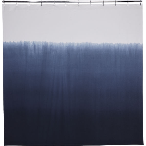 Blue ombre shower curtain - Image 0