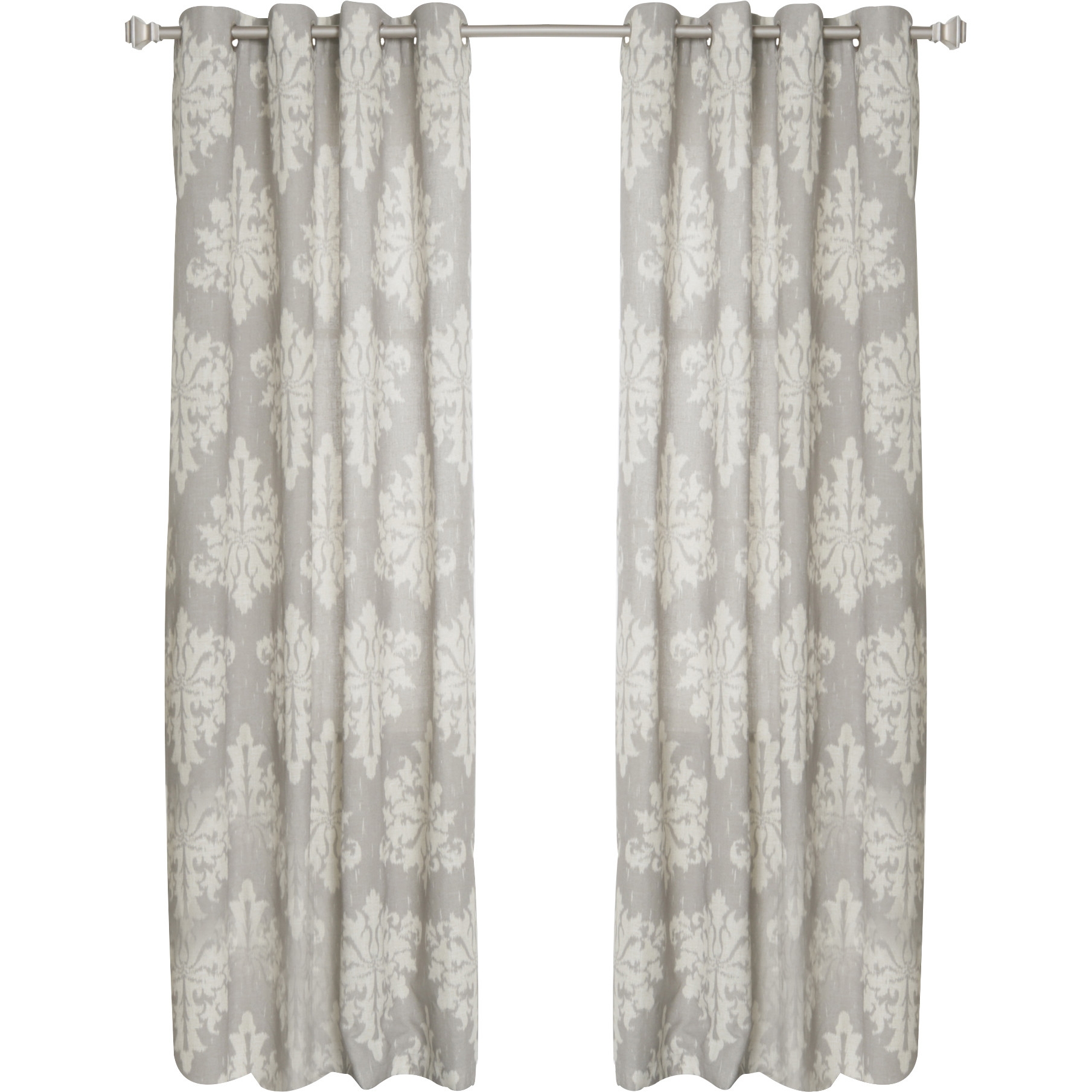 Linen Blend Grommet Top Curtain Panels 84" - Image 0