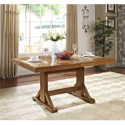 Extendable Dining Table - Brown - Image 0