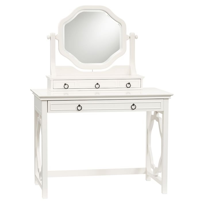 Classic Vanity Desk + Mirror Set - Image 0