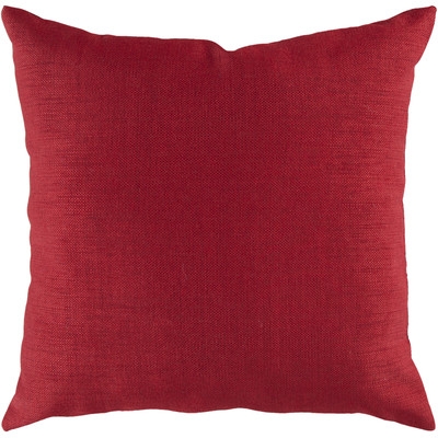 Stunning Solid Pillow Cover - 18"SQ - Redwood - Insert included - Image 0