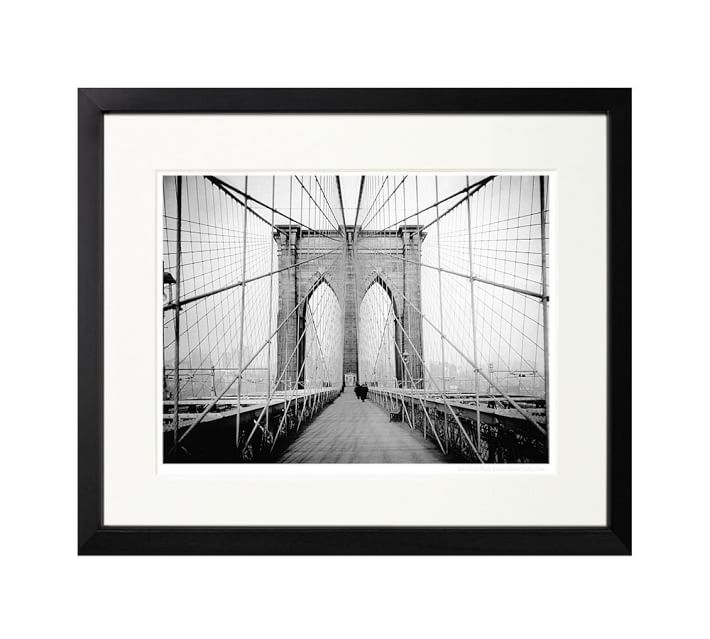 The New York Times Archive - Brooklyn Bridge - 1914-26" X 22"-Framed - Image 0