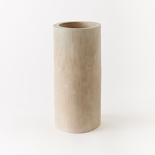 Bleached Wood Vases - Medium - Image 0