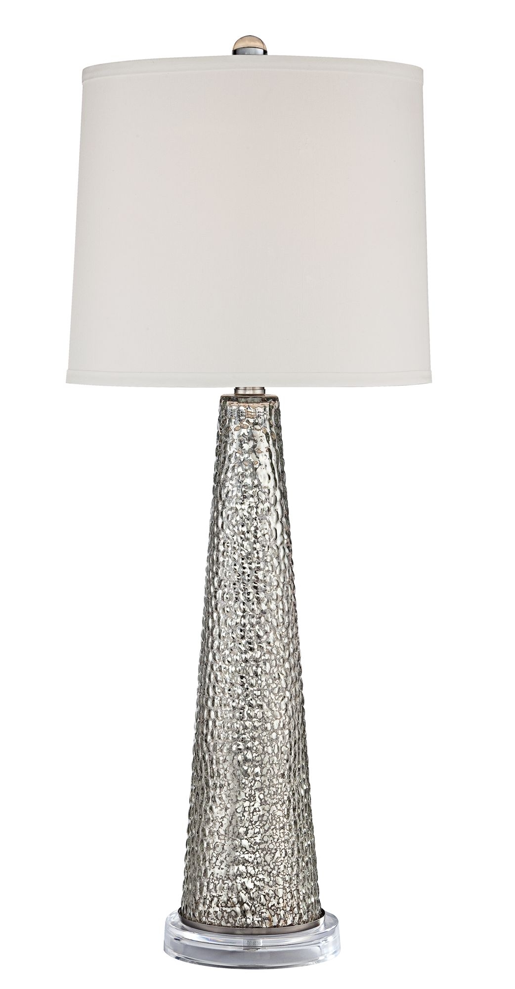 Hobbes Tapered Mercury Glass Table Lamp - Image 0