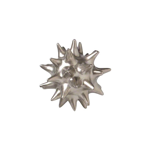 Urchin Matte Silver Objet - Large - Image 0
