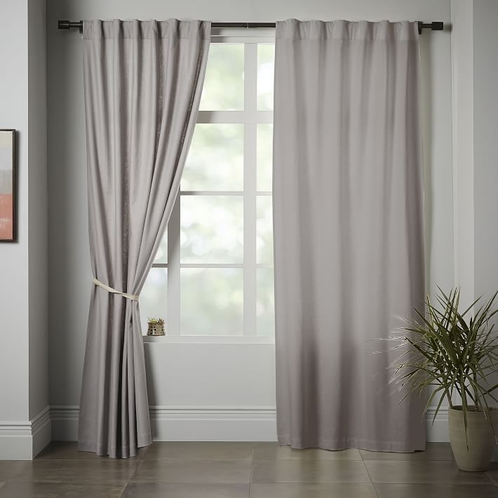 Linen Cotton Curtain - Individual- 108"l x 48"w - Image 0