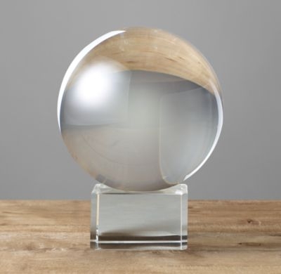 CRYSTAL SPHERE ON STAND - 5" - Image 0