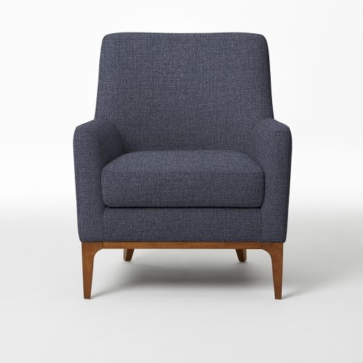 Sloan Upholstered Chair  - Pebble Weave, Aegean Blue - Image 0