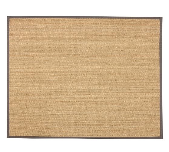 BOUND SEAGRASS RUG - GRAY - 12' x 12' - Image 0