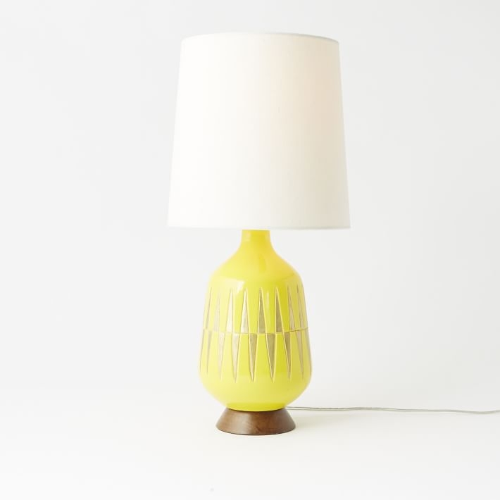 Mid-Century Table Lamp - Bottle - Image 0