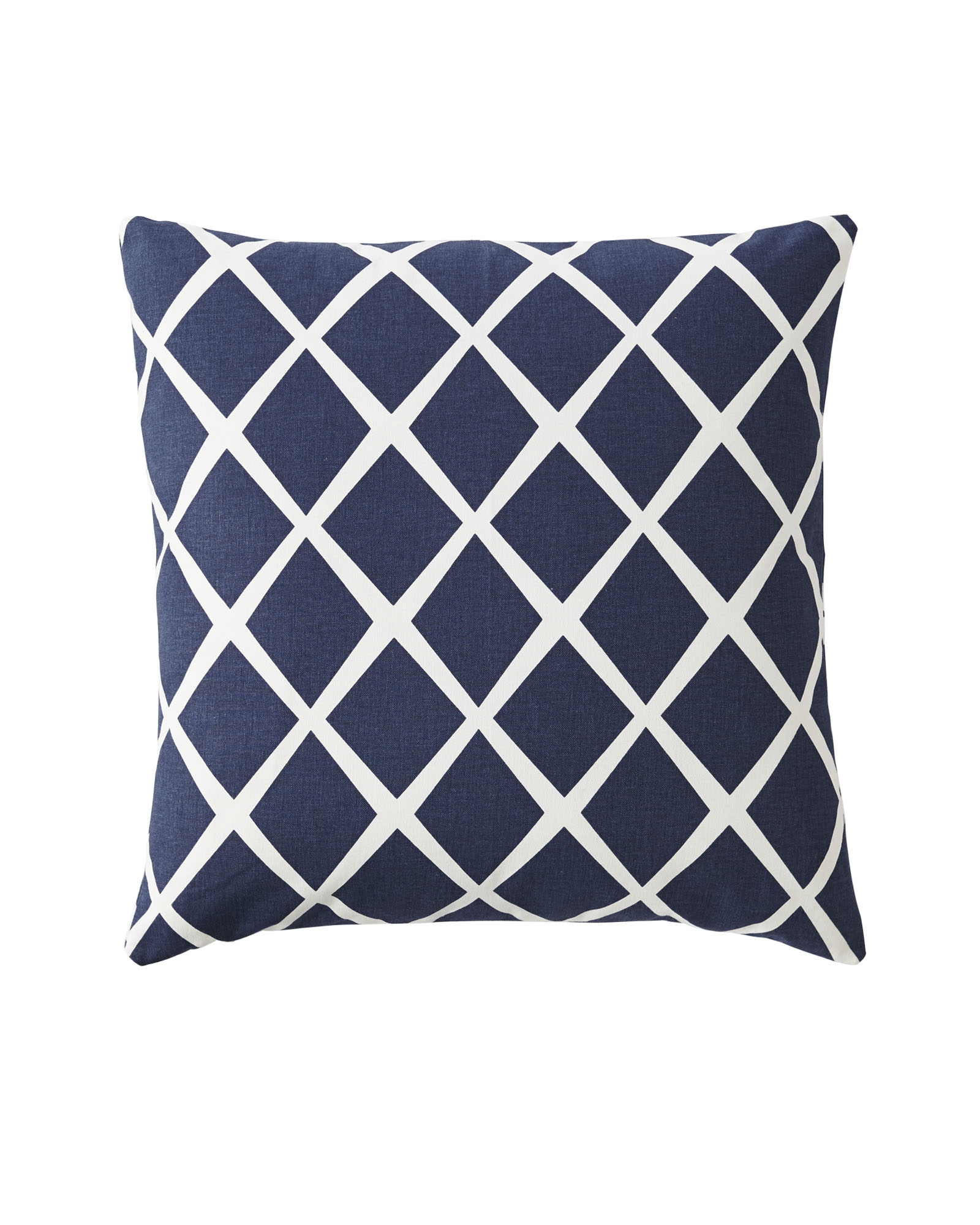 Diamond Pillow Cover - Navy - 20" square - Insert sold separately - Image 0
