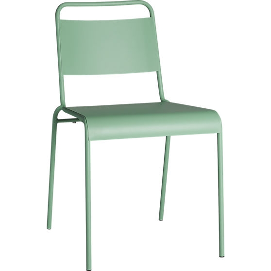 Lucinda mint stacking chair - Image 0