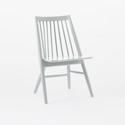 Scissor Spindle Dining Chair  - Individual - Frost gray - Image 0