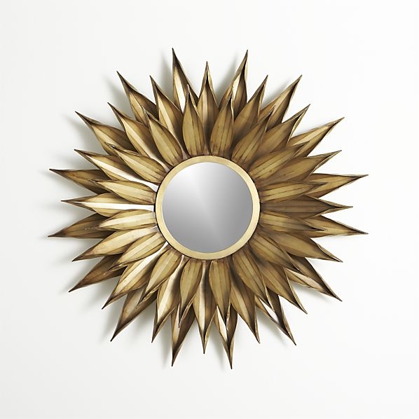 Sunflower Round Wall Mirror - Image 0