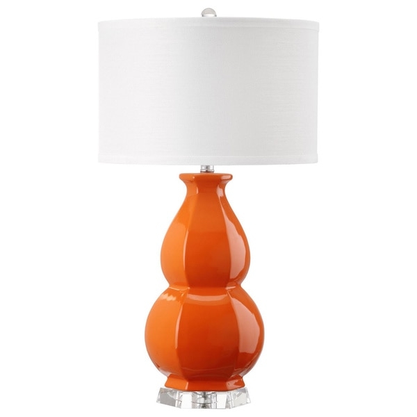 Juniper 30-Inch H Table Lamp - Orange - Safavieh - Image 0