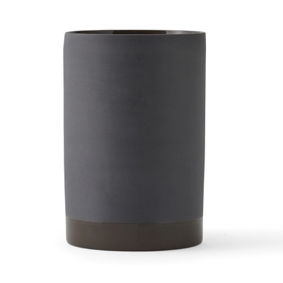 Cylindrical Small Carbon Vase - Image 0