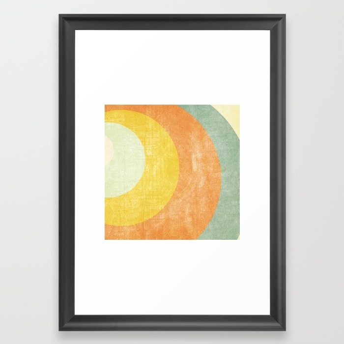 Colored retro paper - 15x21 - Framed - Image 0