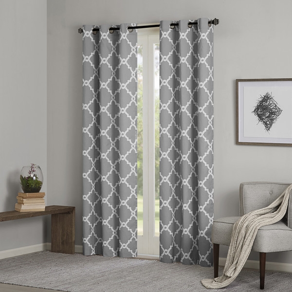 Merritt Geometric Curtain Panel - Image 0