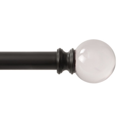 Ball Single Curtain Rod and Hardware Setby Kenney - Image 0