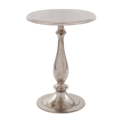 Cast Aluminum Turned End Table by Mercer41 - Image 0