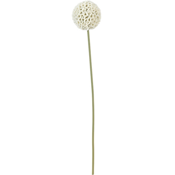 Large white artificial allium flower stem - Image 0