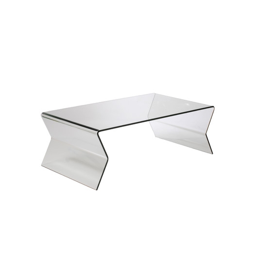 Giacomo Glass Coffee Table in Clear - Image 0