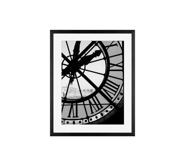 Clock at Musee d'Orsay Framed Print by Rebecca Plotnick - Image 0