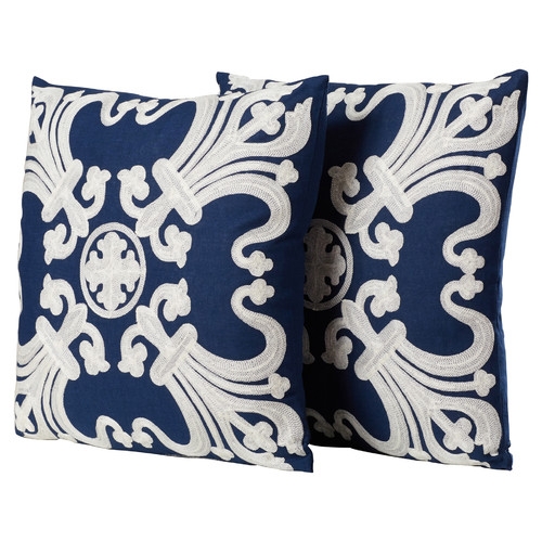 Scatter Cushion - Navy Blue - 18" x 18" - Insert Sold Separately - Image 0