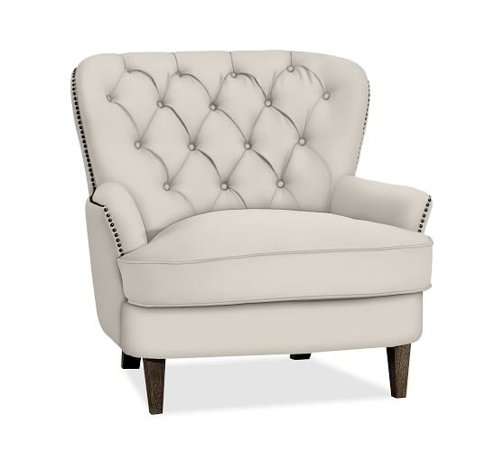 Cardiff Tufted Upholstered Armchair - Image 0