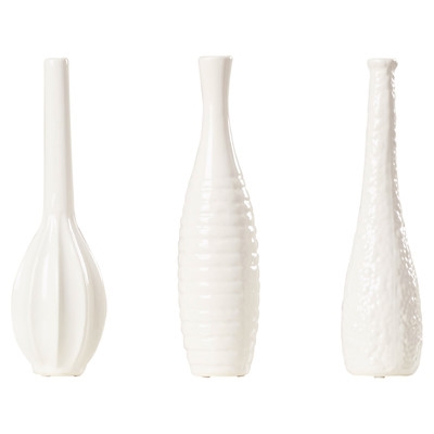 Langford 3 Piece Ceramic Vase Set - Image 0