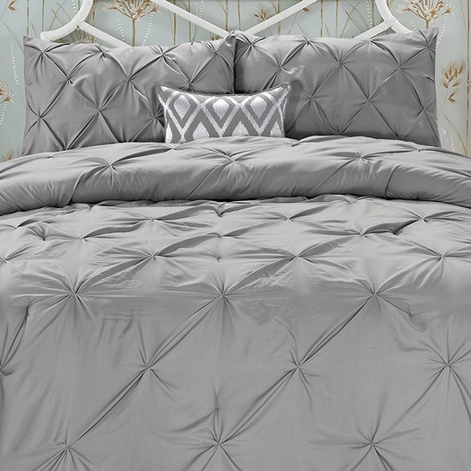 Swift Home Pintuck Comforter Set - Full / Queen - Image 0