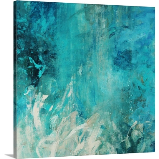 Aqua Falls by Jodi Maas Wall Art on Gallery Wrapped Canvas - Image 0