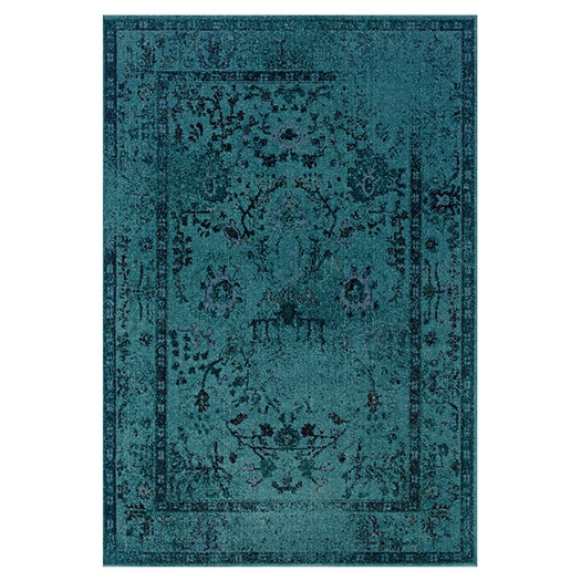Austin Hand-Woven Teal Area Rug by The Conestoga Trading Co. - Image 0