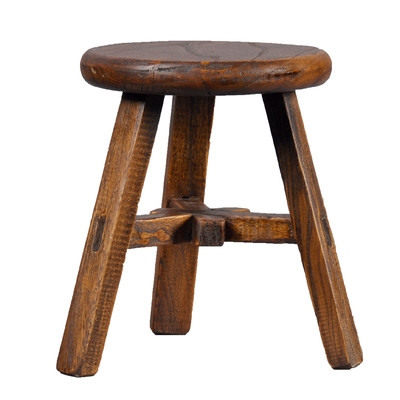 Vintage Round Top Stoolby Antique Revival - Image 0