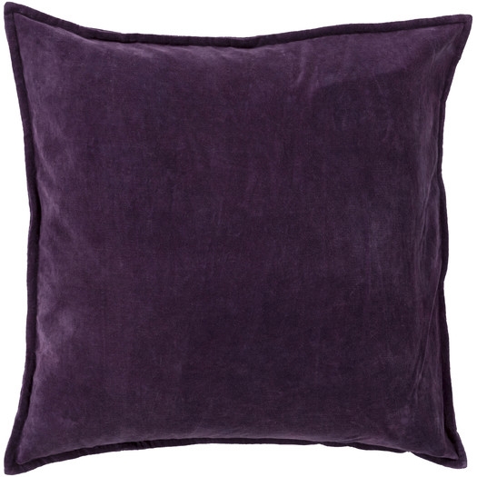 Askern Smooth Velvet Cotton Throw Pillow -Polyester insert included - Image 0