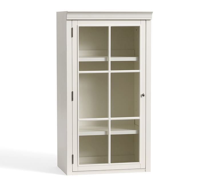 LOGAN HUTCH WITH GLASS DOORS, 24" - Image 0