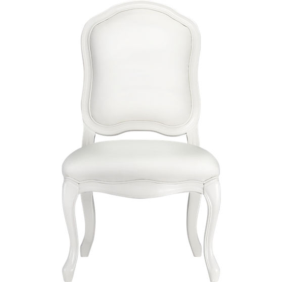 Stick around white side chair - Image 0