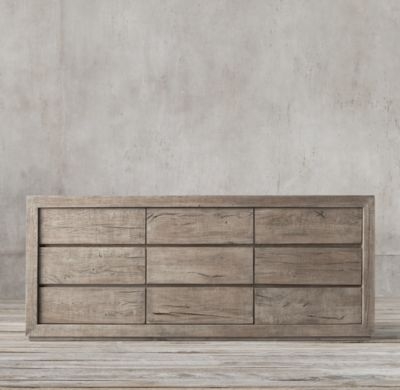 Reclaimed Russian Oak 9-drawer Dresser - Image 0
