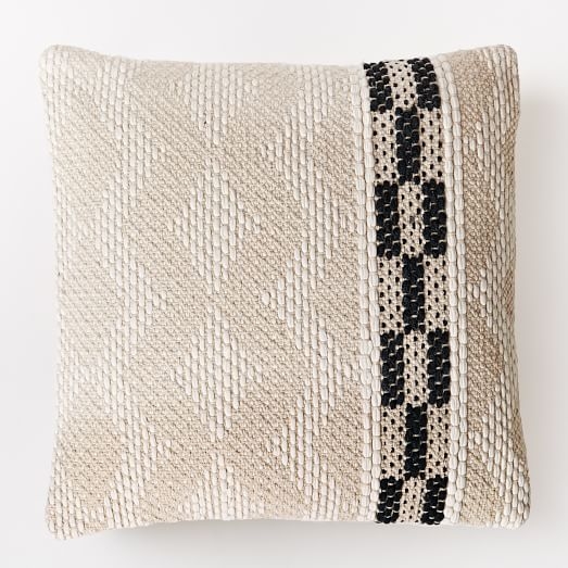 Diamond Color Stripe Pillow Cover -20"sq.-Insert not included - Image 0