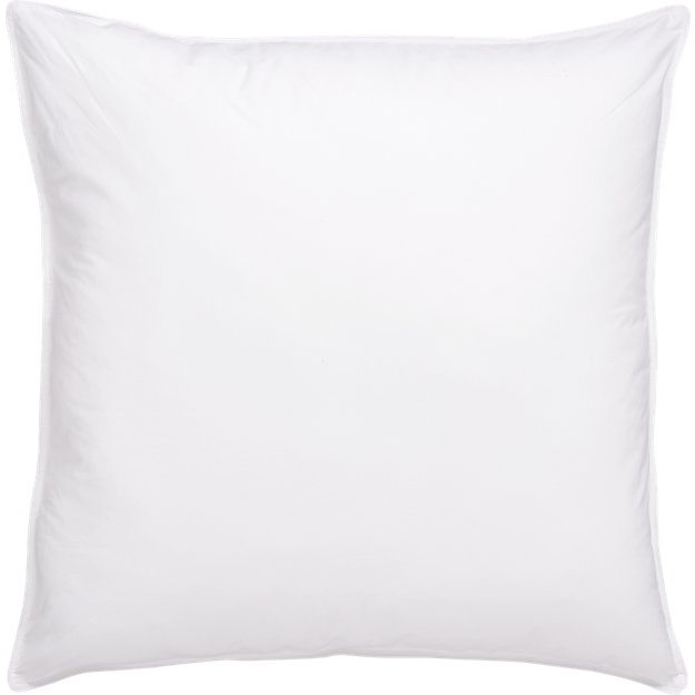 Feather-Down Euro Pillow - 26"W x26"D - White - Image 0