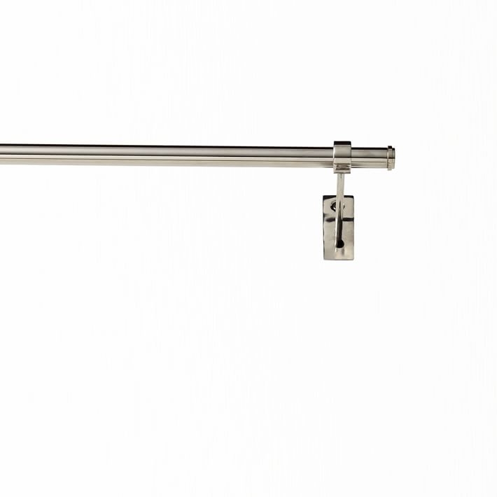 Pin Adjustable Metal Rod - Polished Nickel - 44" - 108" - Image 0