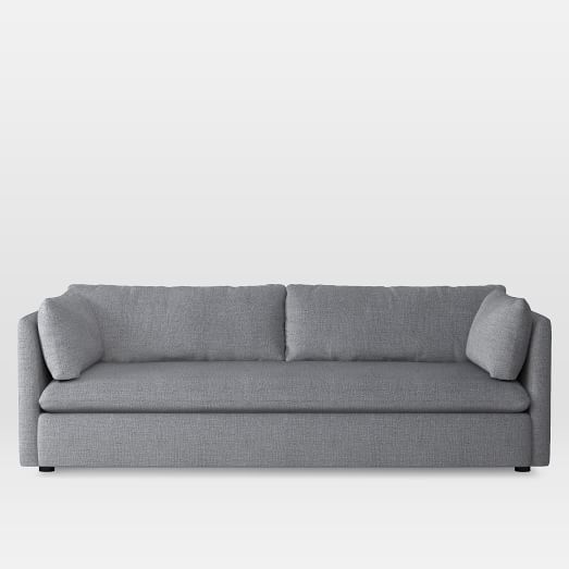 Shelter 92" Sofa - Yarn Dyed Linen Weave, Pumice - Image 0