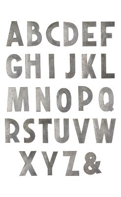 Zinc Letters-"G" - Image 0